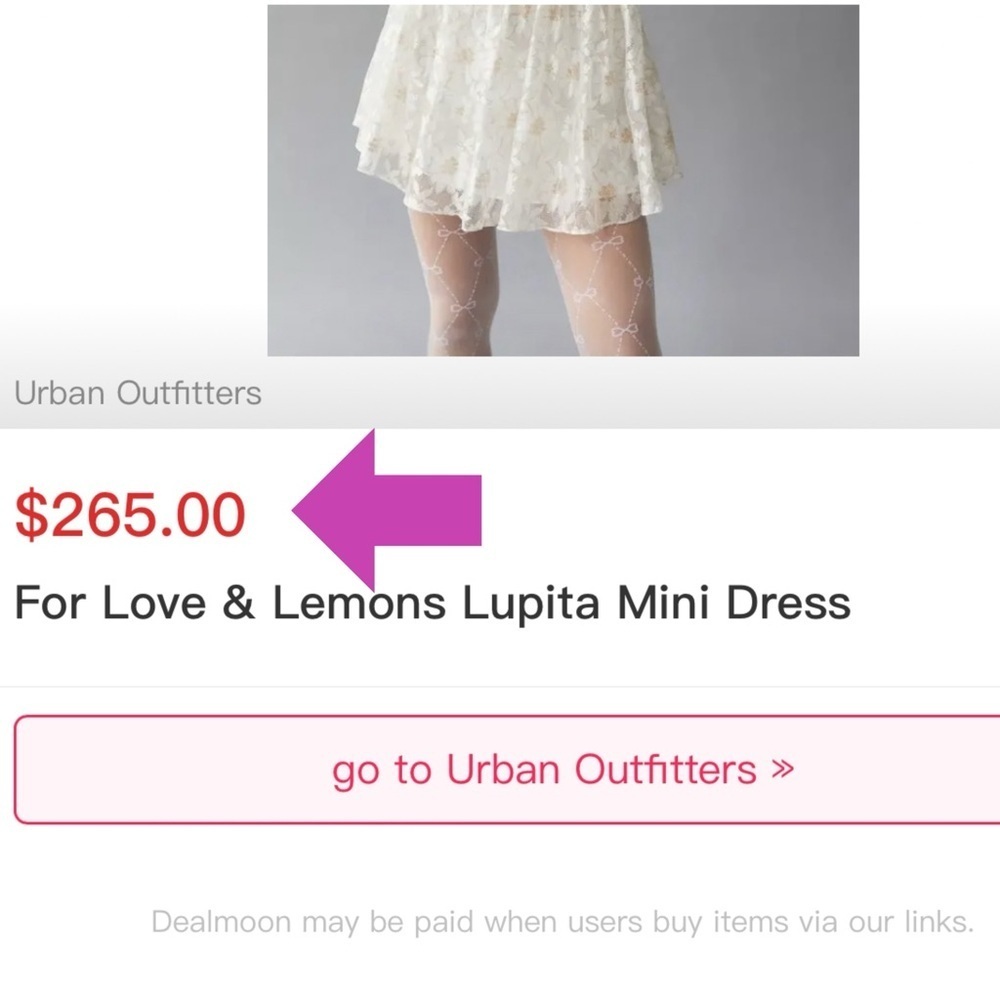 NWT $270 FOR LOVE & LEMONS Lupita Mini Dress Sz Small Lace Short Sleeve - Picture 6 of 16